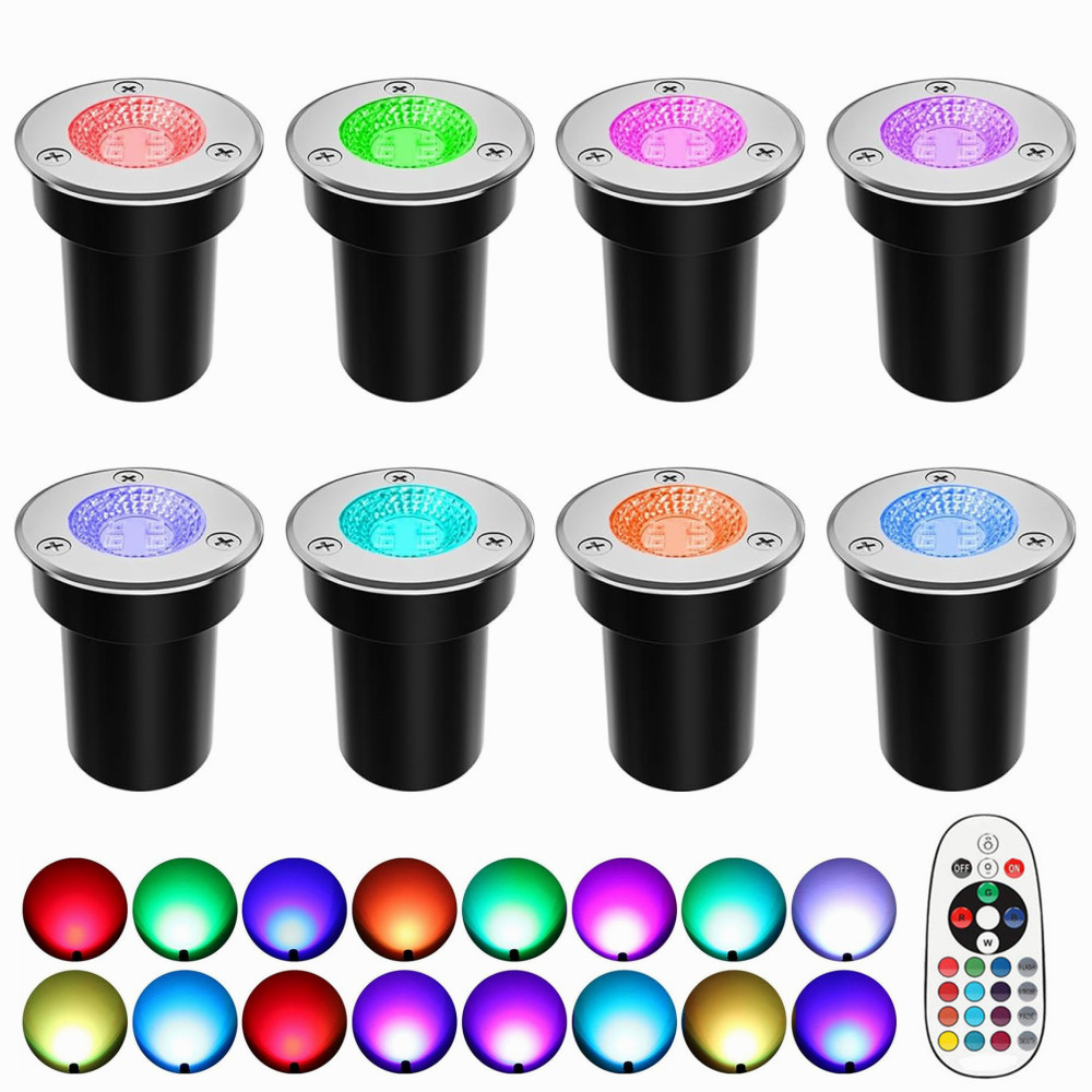 Outdoor Lighting Low Voltage - Светодиодный ландшафтный светильник RGBW низковольтный, меняющий
