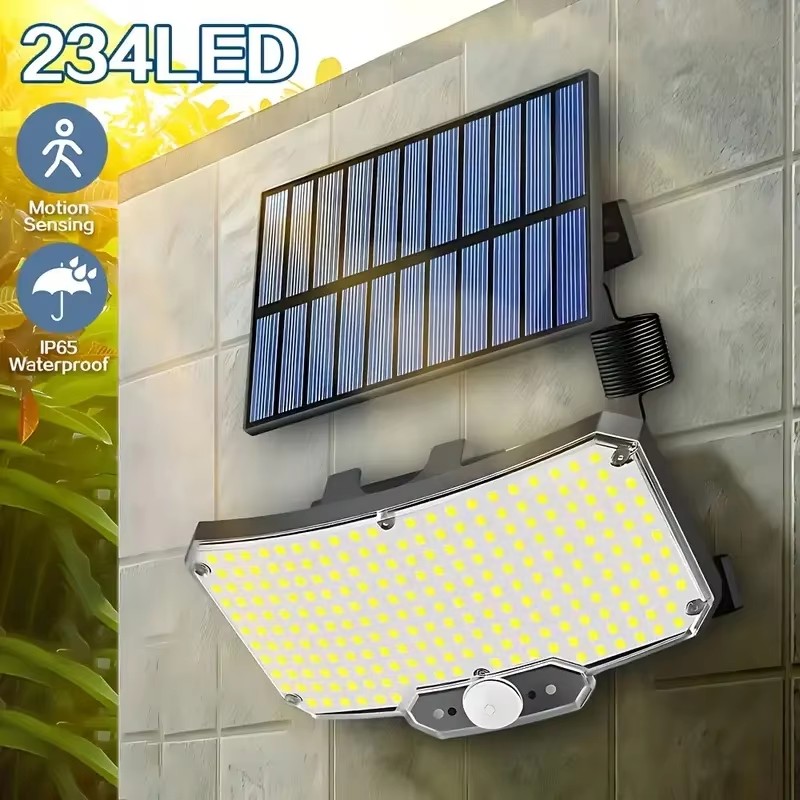 Outdoor Lighting Garage - Солнечные уличные светильники 234LED с датчиком