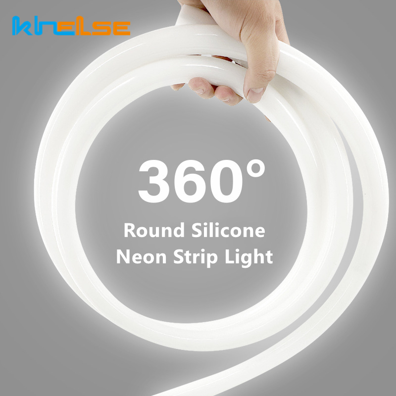Outdoor Lighting Linear - Круглая Гибкая силиконовая полоса, 360 градусов,