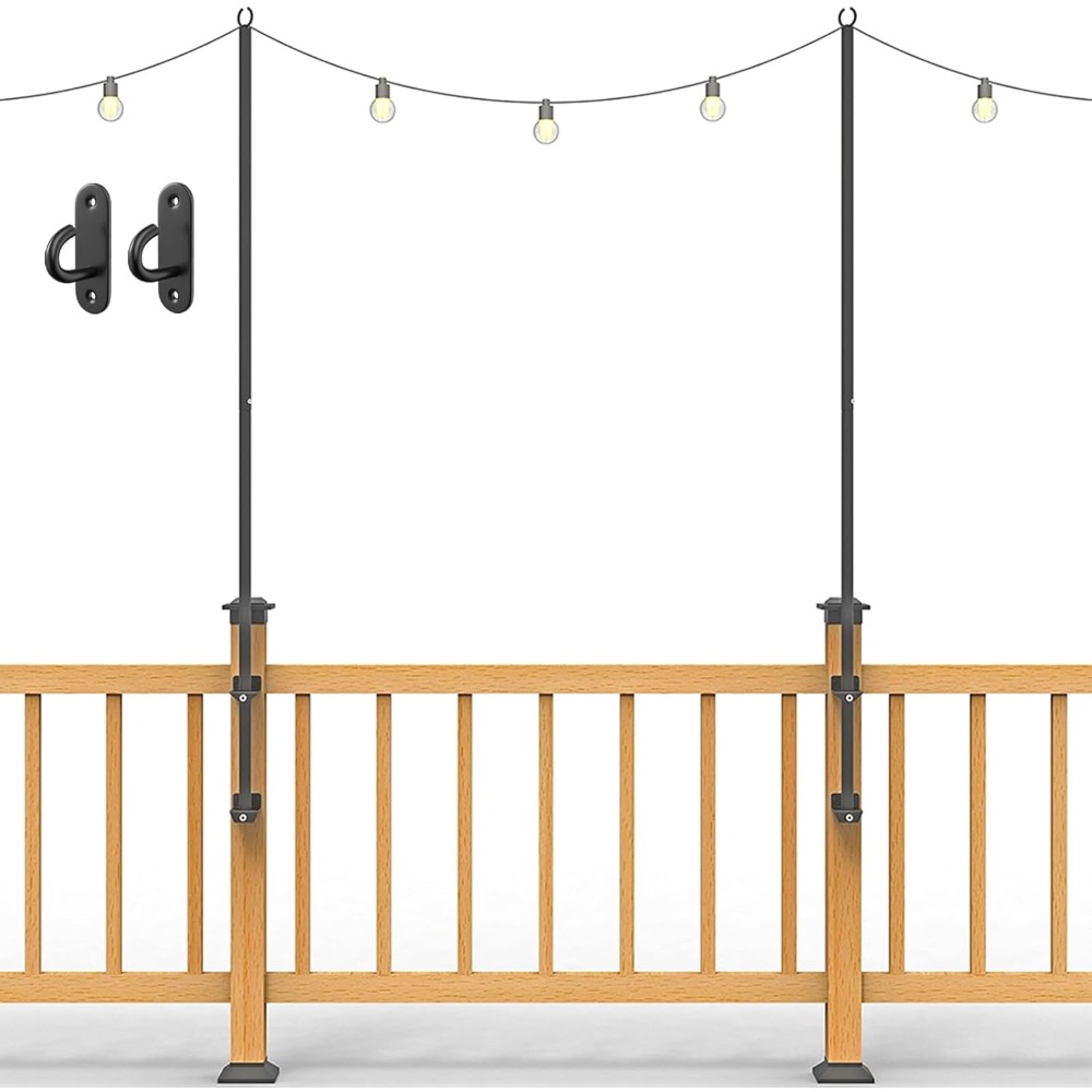Outdoor Lighting Garden - 2-упаковка гирляндных светильников - столбы из