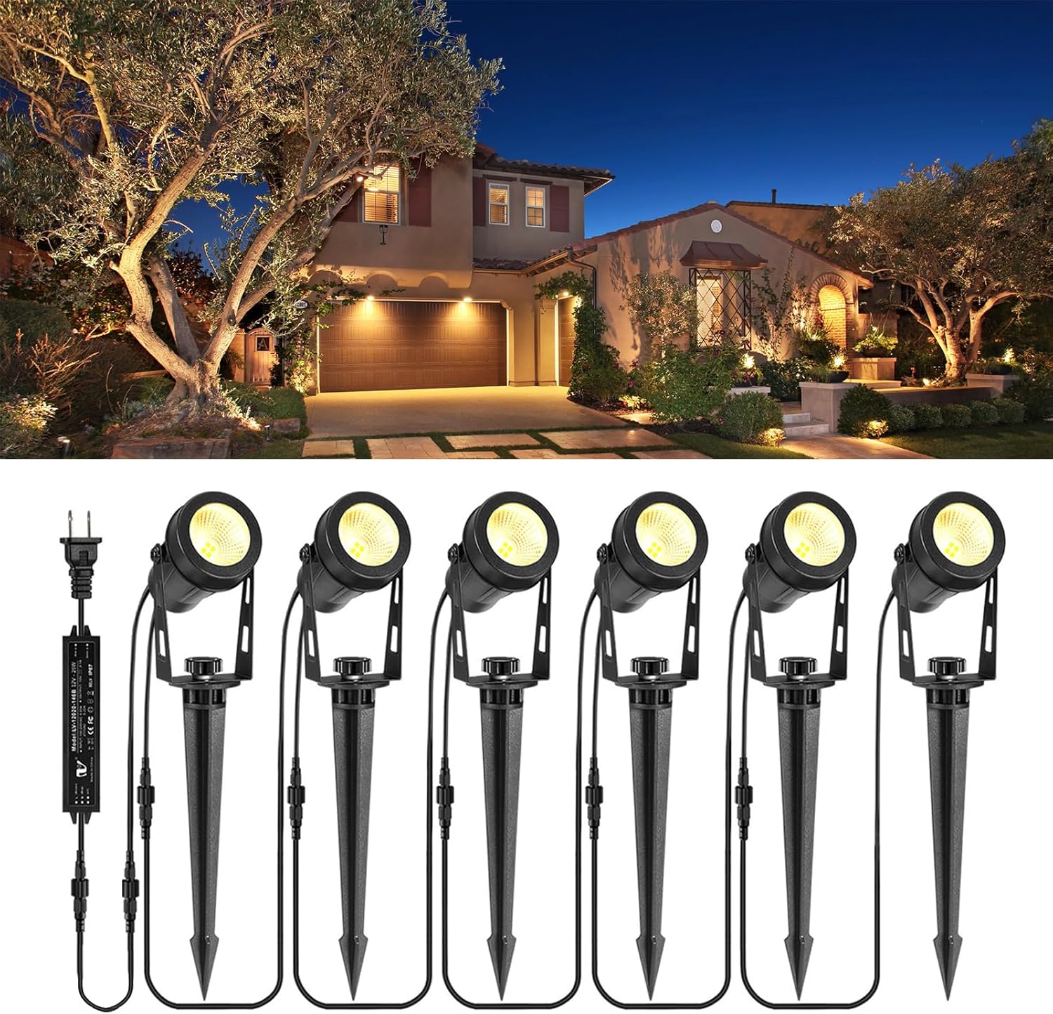 Outdoor Lighting Low Voltage - Низковольтные ландшафтные светильники, 6 шт., уличные