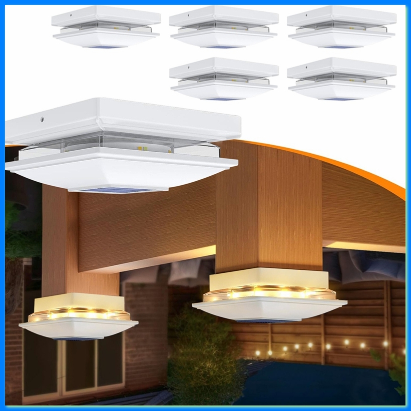 Outdoor Lighting Deck - Набор из 4 солнечных светильников для