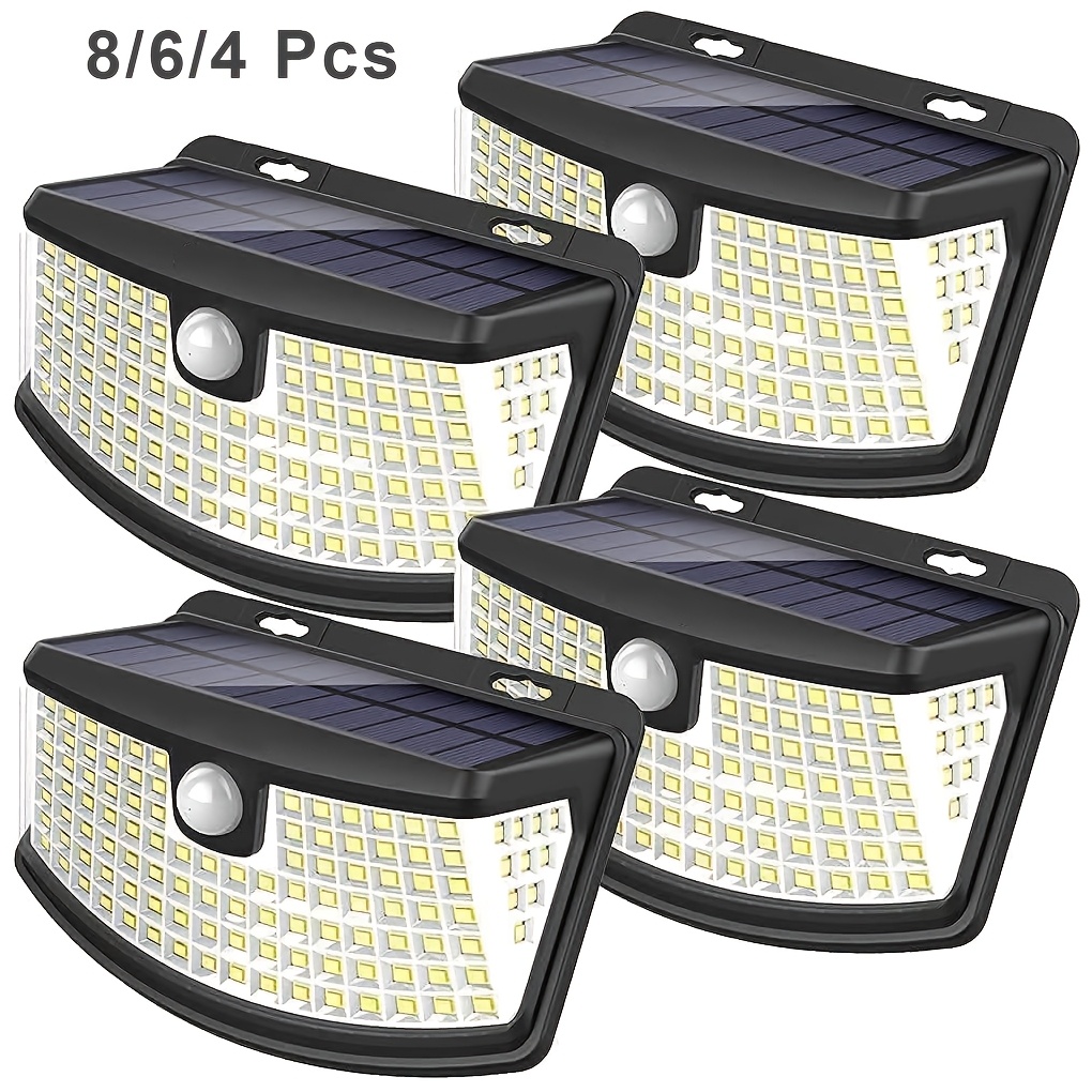Outdoor Lighting Garage - 8/6/4 упаковки солнечных светильников с датчиком