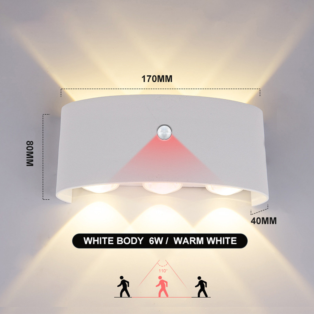 Outdoor Lighting Linear - PIR датчик движения настенный светильник AC85-265V