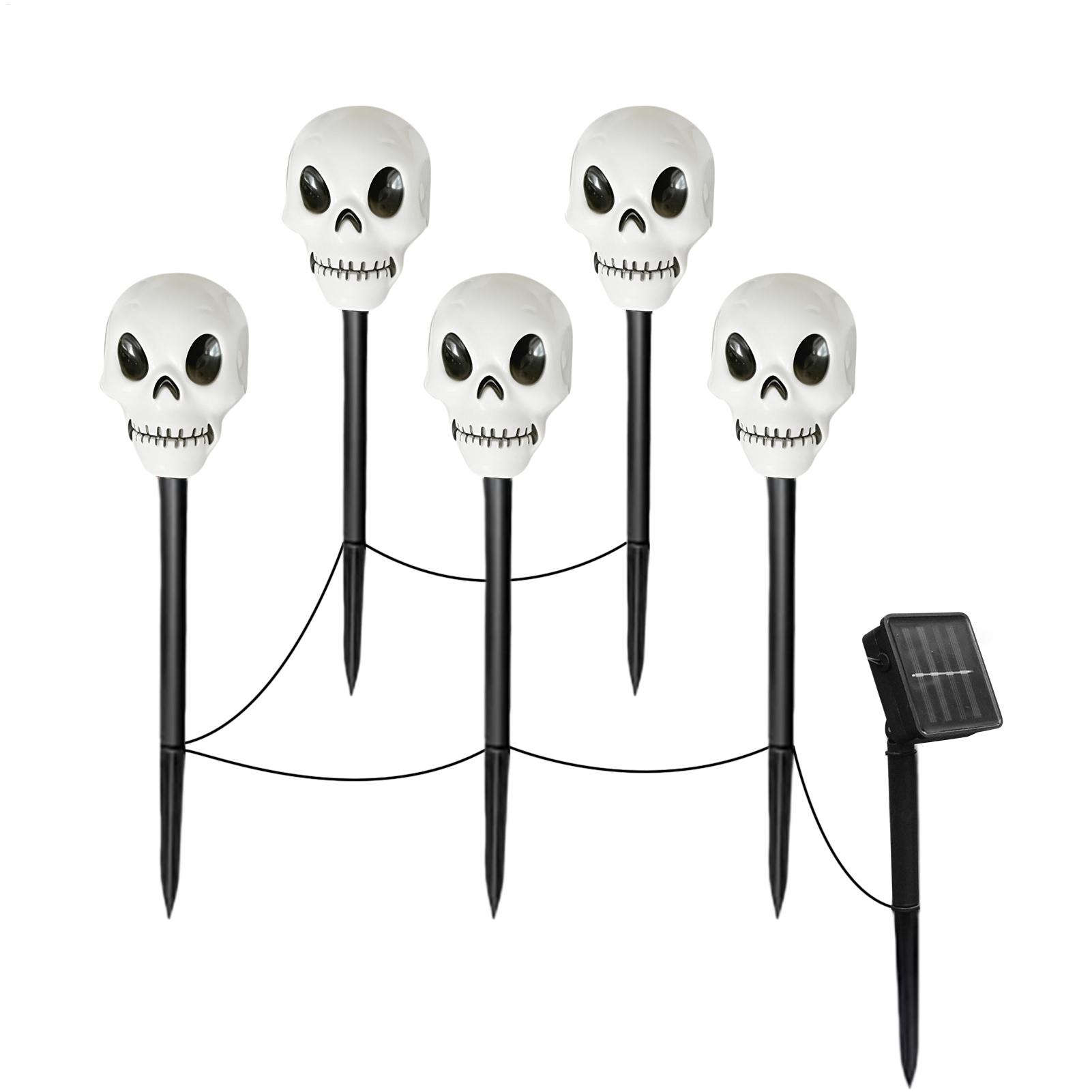 Outdoor Lighting Yard Stakes - Солнечные светильники для Хэллоуина, 5 штук,