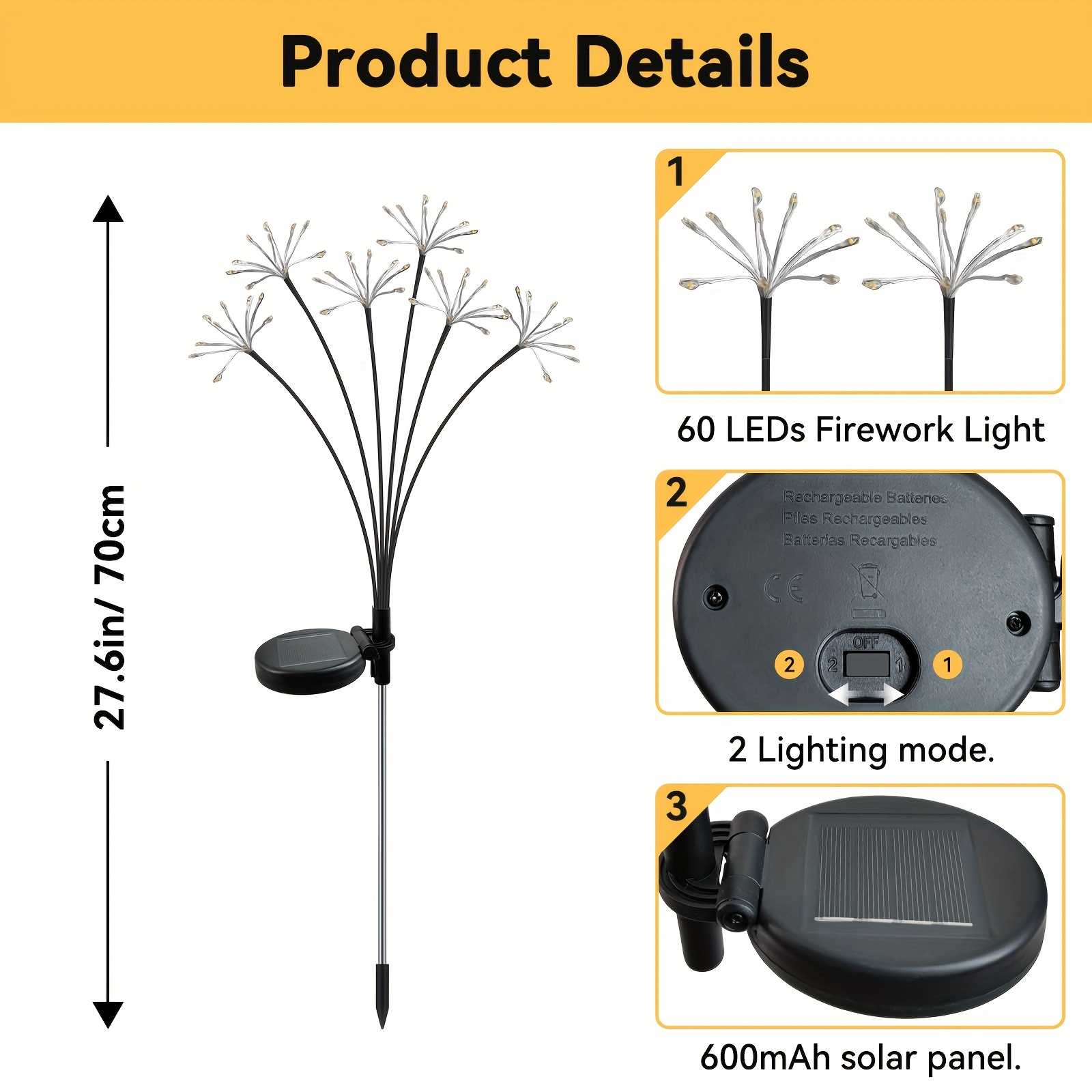 Солнечный садовый сказочный св – обзор и цена Wired Pathway Light