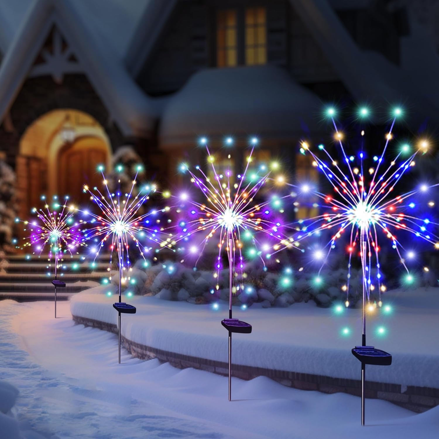 Солнечные светодиодные фейерве – обзор и цена Outdoor Lighting Effects