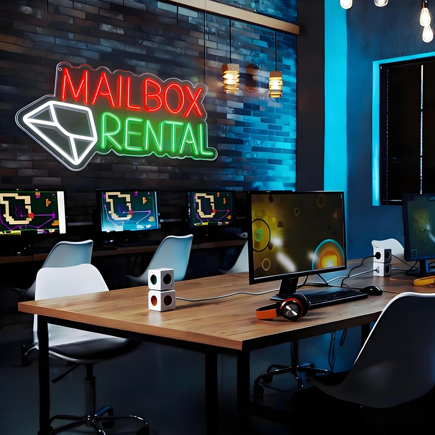 Светодиодная неоновая вывеска  – обзор и цена Outdoor Lighting Rental
