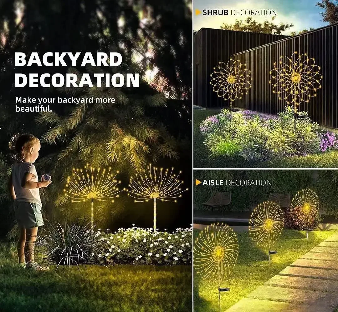 200LED солнечный фейерверк, ул – обзор и цена Wired Pathway Light