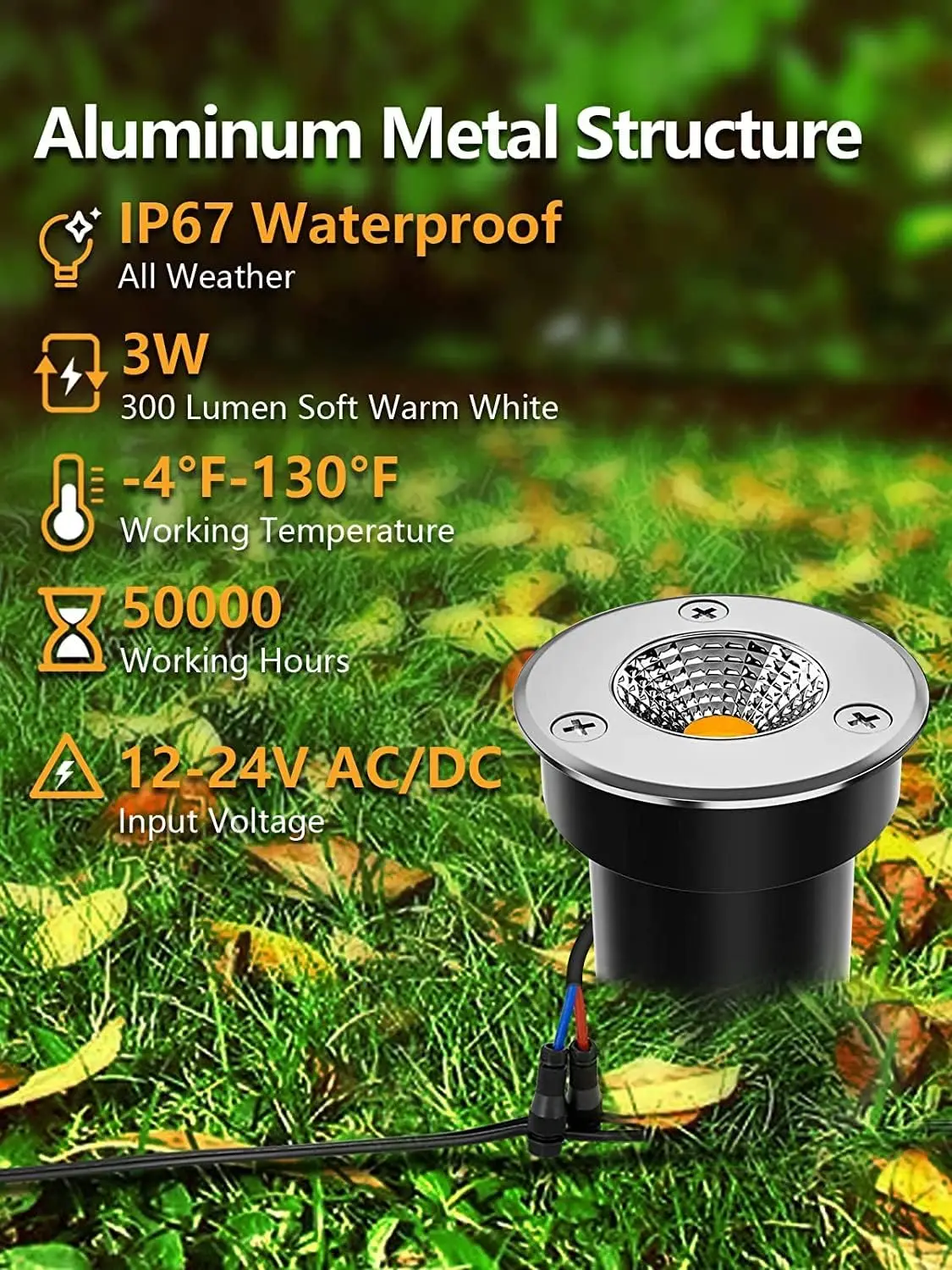Низковольтные ландшафтные свет – обзор и цена Wired Pathway Light