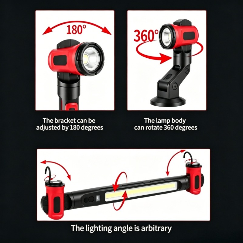 Магнитный рабочий фонарь COB с – обзор и цена Outdoor Lighting Repair