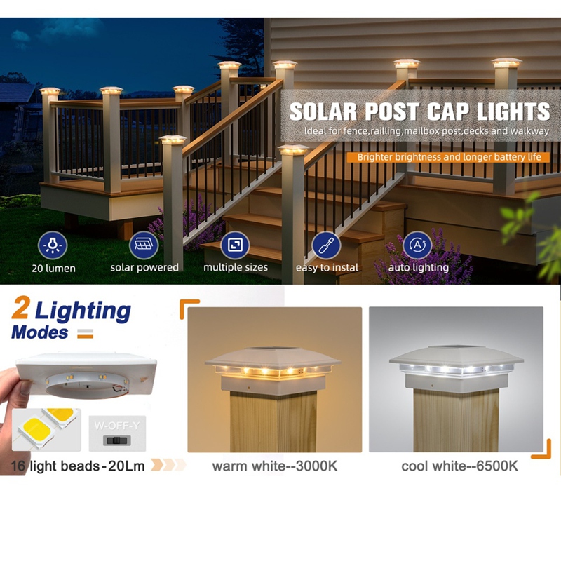 Набор из 4 солнечных светильни – обзор и цена Outdoor Lighting Deck