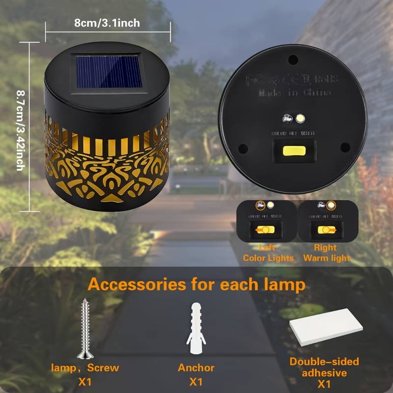Набор из 2 солнечных садовых ф – обзор и цена Outdoor Lighting Deck