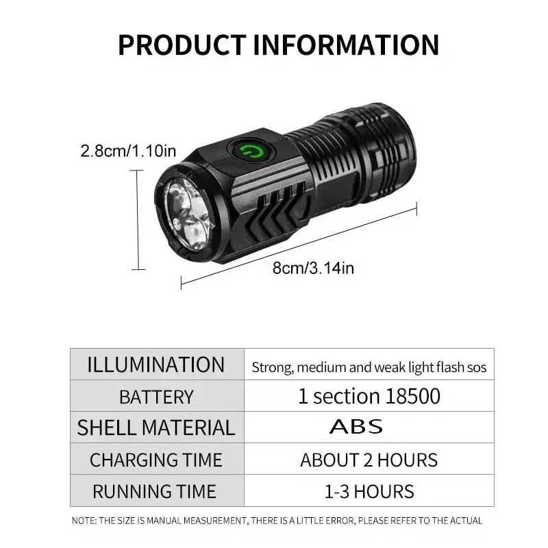 Мини-3светодиодный фонарик с з – обзор и цена Outdoor Lighting Quality