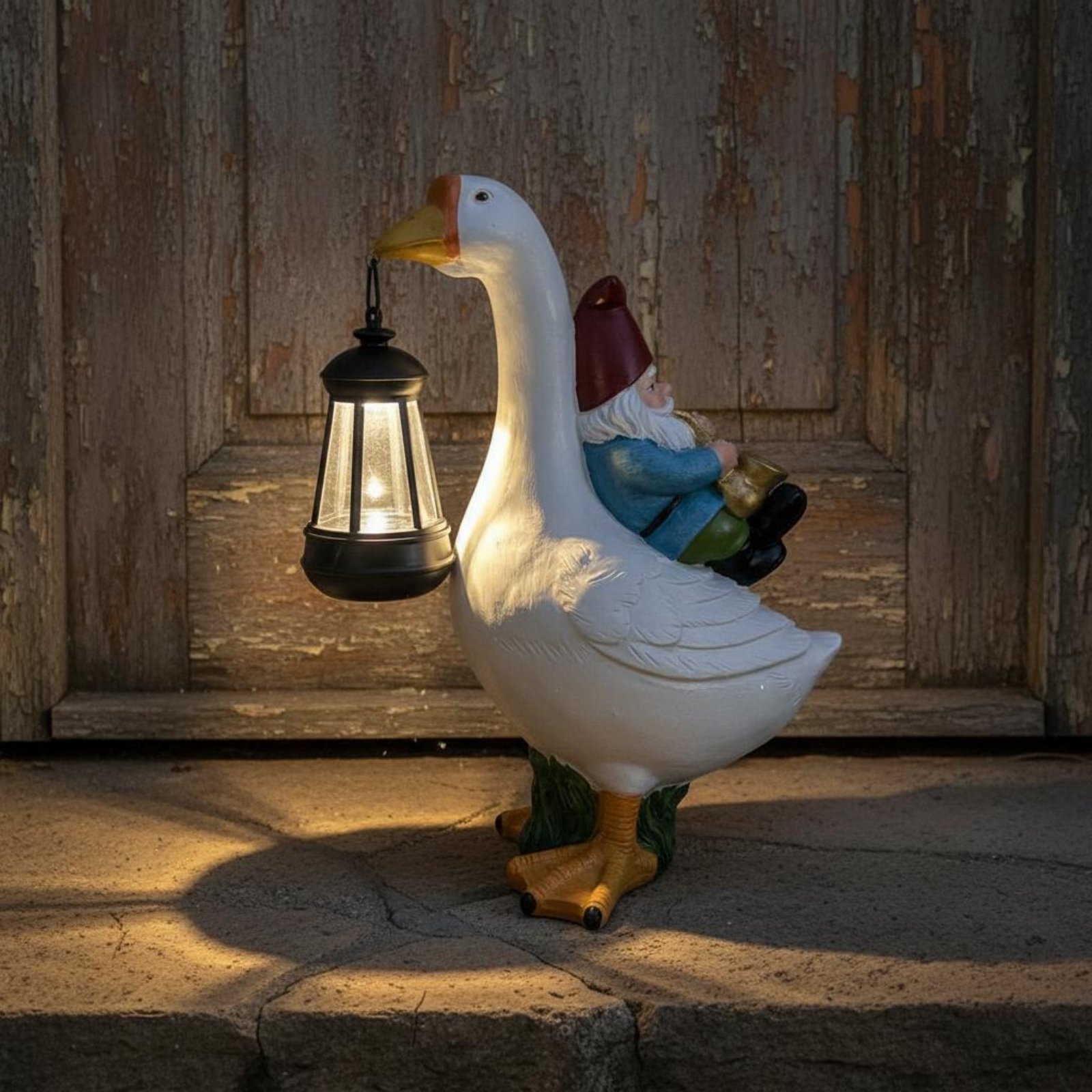 Статуэтка гнома на гусе, устой – обзор и цена Outdoor Lighting Traditional