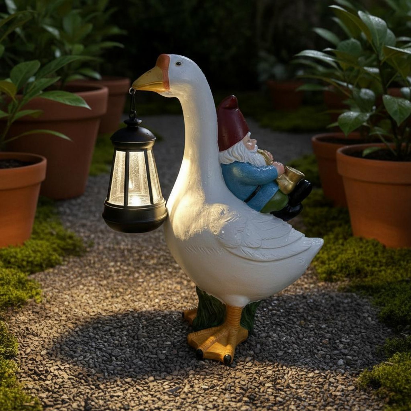 Статуэтка гнома на гусе, устой – обзор и цена Outdoor Lighting Traditional