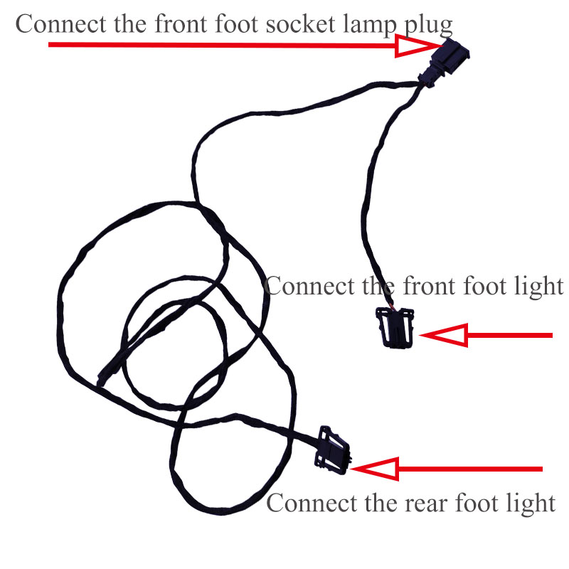 Кабель-жгут для подсветки ног  – обзор и цена Wired Pathway Light