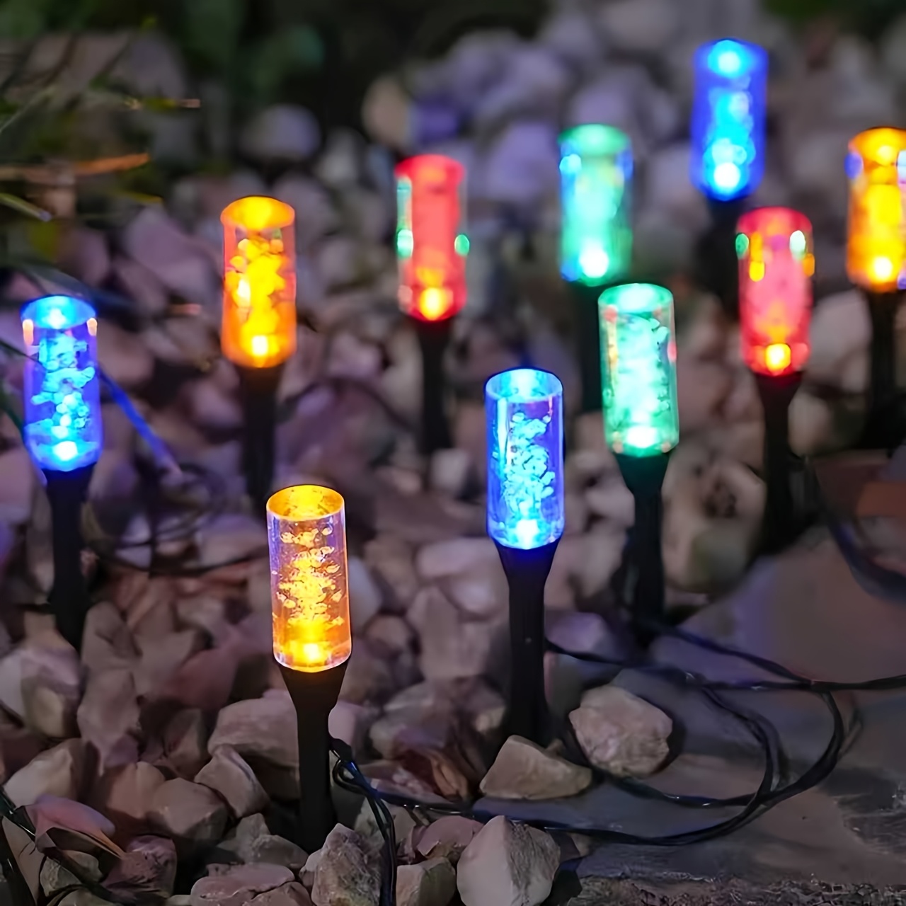 Солнечные ландшафтные светильн – обзор и цена Outdoor Lighting Yard Stakes