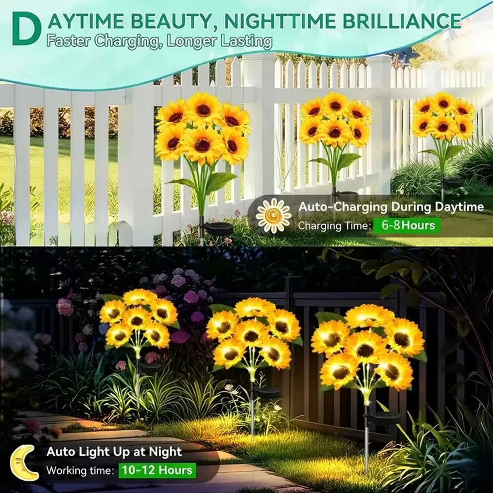 Солнечные садовые светильники  – обзор и цена Outdoor Lighting Yard Stakes